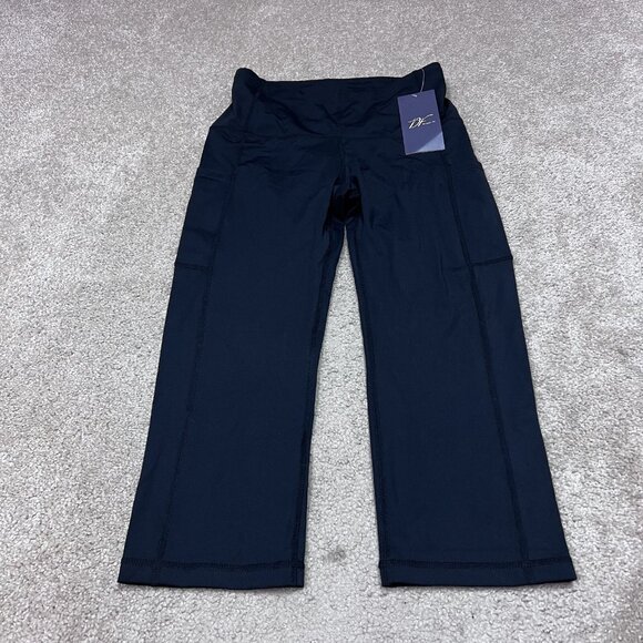 Dragon Fit Leggings Women’s Black Capri Pull On Size Small NWT - Picture 1 of 11